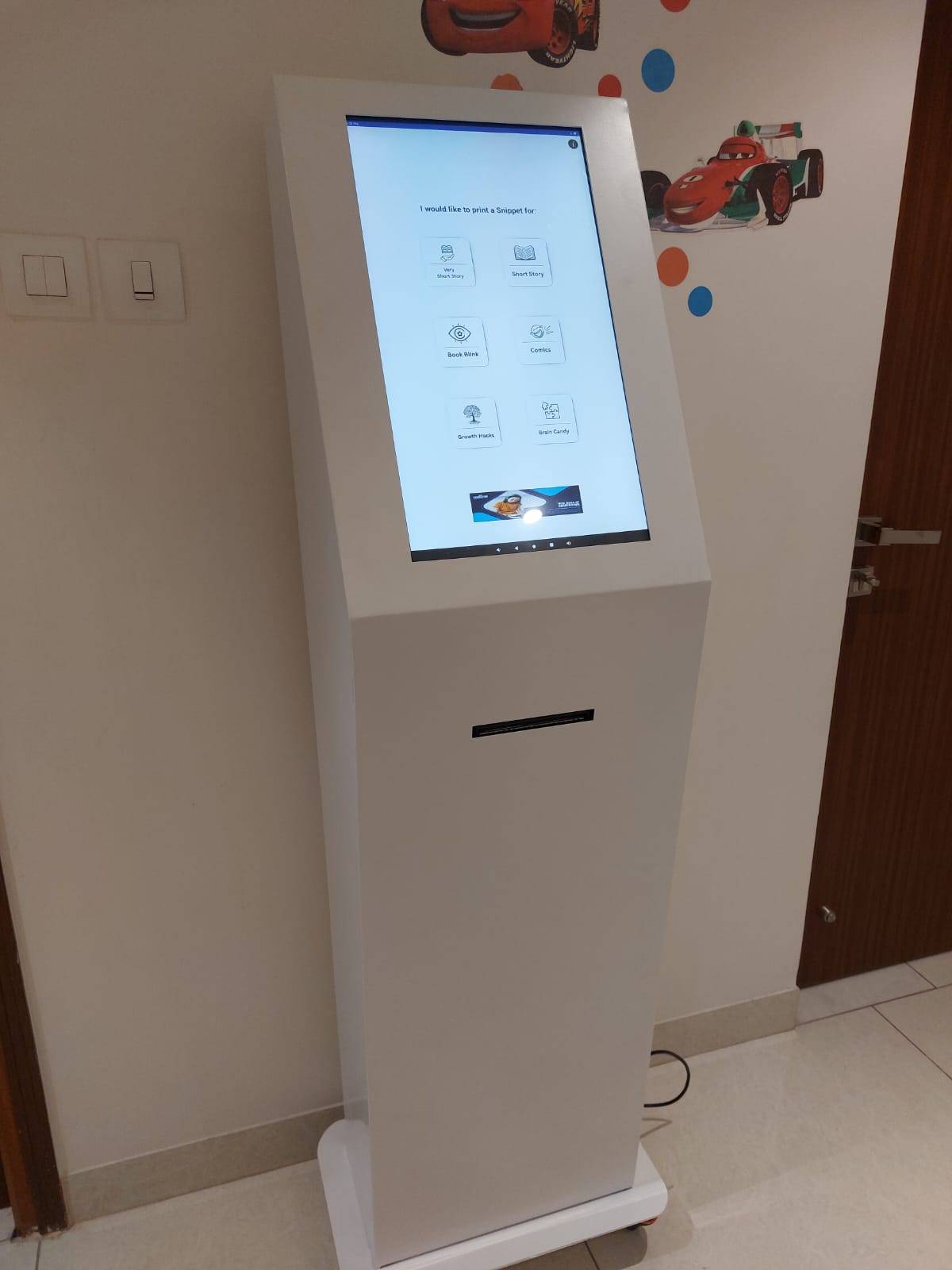 Floor Standing Touch Kiosk